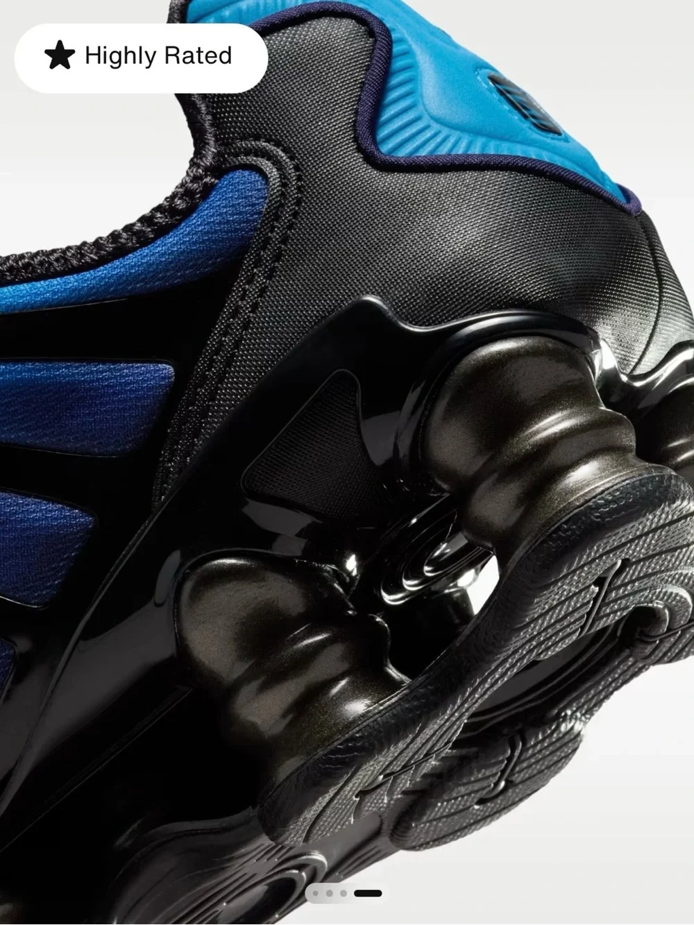 Nike Shox TL Blue & Black Performance Sneaker